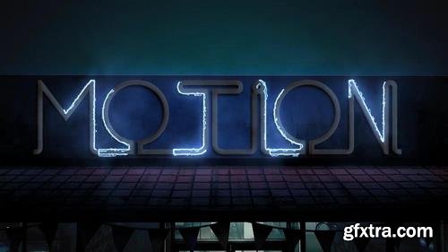 Epic Neon In The Night Street After Effects Templates