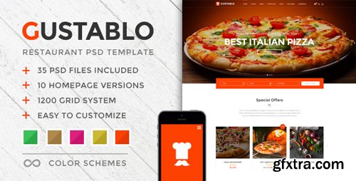 ThemeForest - Gustablo - Restaurant PSD Template 19031268 ThemeForest - Gustablo - Restaurant PSD Template 19031268