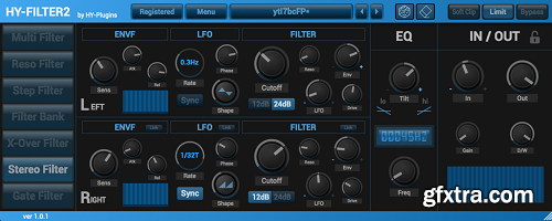 HY-Plugins HY-Filter2 v1.0.1 WiN OSX Incl Keygen-R2R