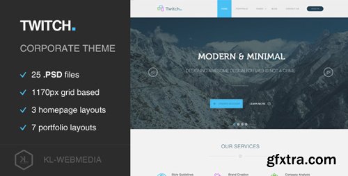 ThemeForest - Twitch - Corporate PSD Template 7652198 ThemeForest - Twitch - Corporate PSD Template 7652198