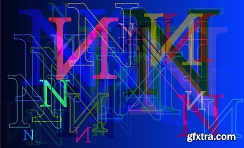 Collection of abstract background is an example of a template wallpapers 25 EPS