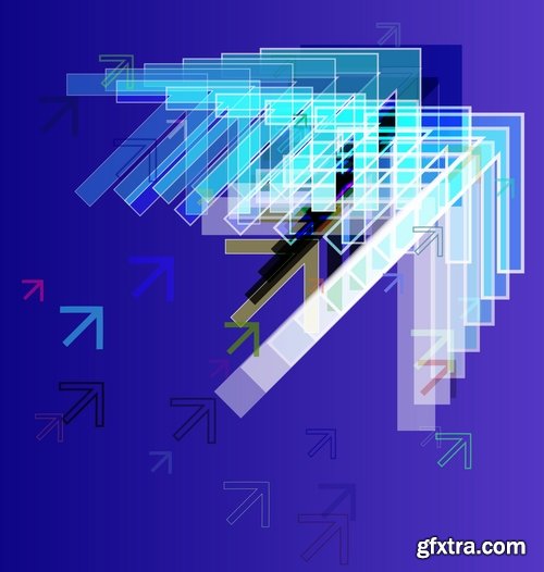 Collection of abstract background is an example of a template wallpapers 25 EPS