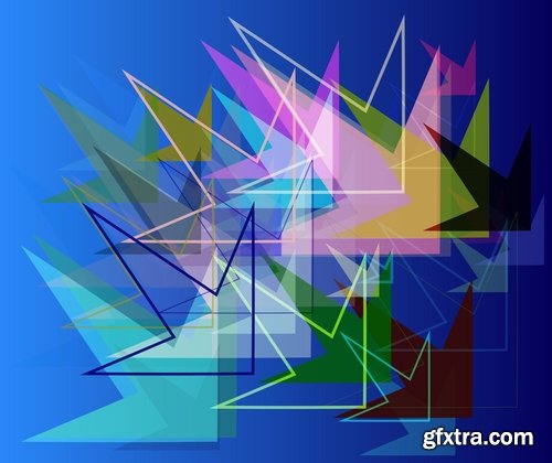 Collection of abstract background is an example of a template wallpapers 25 EPS