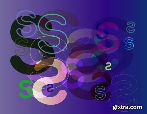 Collection of abstract background is an example of a template wallpapers 25 EPS