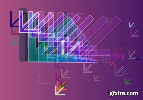 Collection of abstract background is an example of a template wallpapers 25 EPS