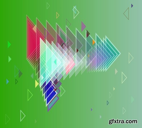 Collection of abstract background is an example of a template wallpapers 25 EPS