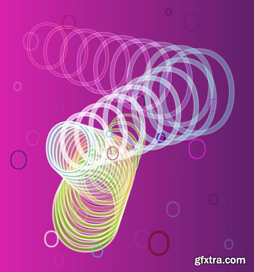 Collection of abstract background is an example of a template wallpapers 25 EPS