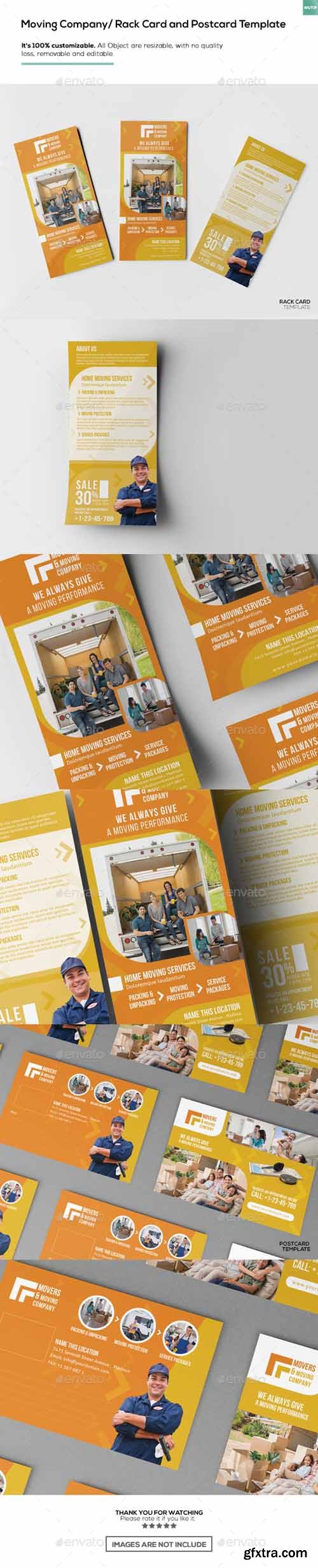GR - Moving Company / Rackcardand Postcard Template 16895930