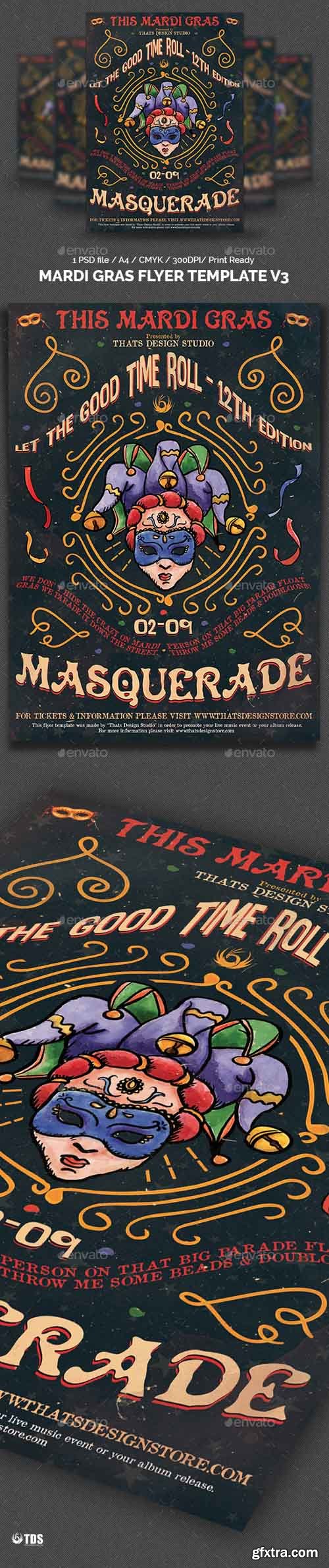 GR - Mardi Gras Flyer Template V3 14456824 GR - Mardi Gras Flyer Template V3 14456824