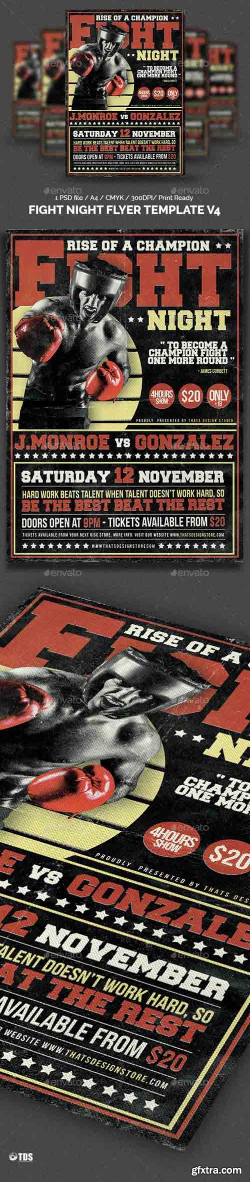 GR - Fight Night Flyer Template V4 14428508 GR - Fight Night Flyer Template V4 14428508