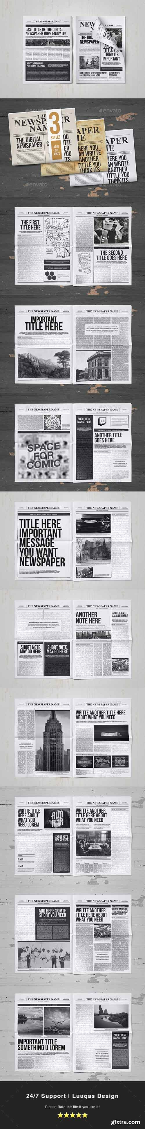 GR - Classy Newspaper Indesign Template 17574410 GR - Classy Newspaper Indesign Template 17574410