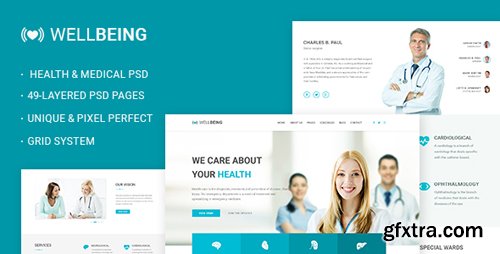 ThemeForest - Well Being - Health &amp; Medical PSD Template 18893508