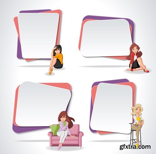 Corporate Templates and Business People - 66xEPS