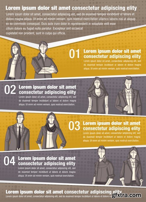 Corporate Templates and Business People - 66xEPS