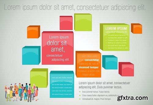 Corporate Templates and Business People - 66xEPS