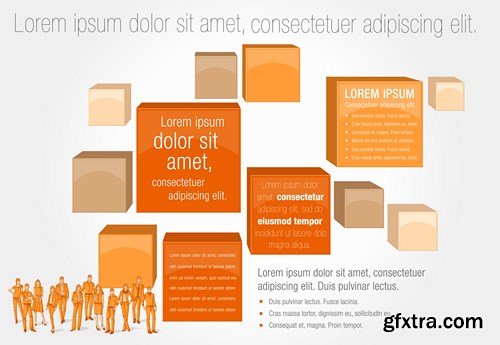 Corporate Templates and Business People - 66xEPS