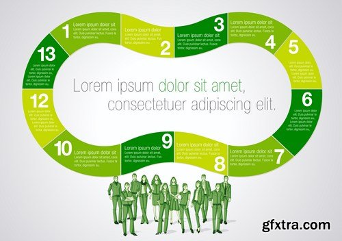 Corporate Templates and Business People - 66xEPS