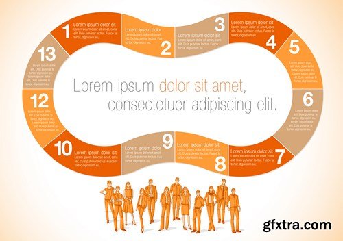 Corporate Templates and Business People - 66xEPS