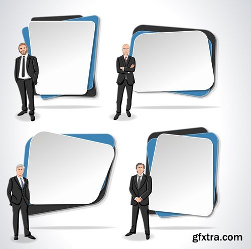 Corporate Templates and Business People - 66xEPS