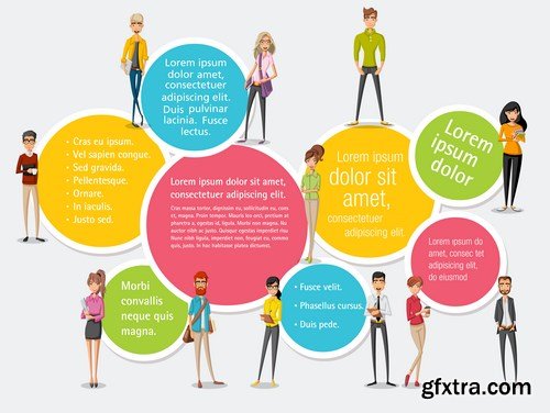 Corporate Templates and Business People - 66xEPS