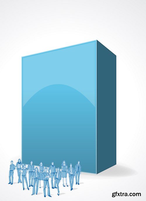 Corporate Templates and Business People - 66xEPS