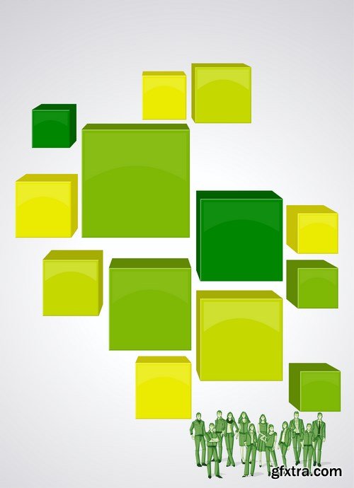 Corporate Templates and Business People - 66xEPS