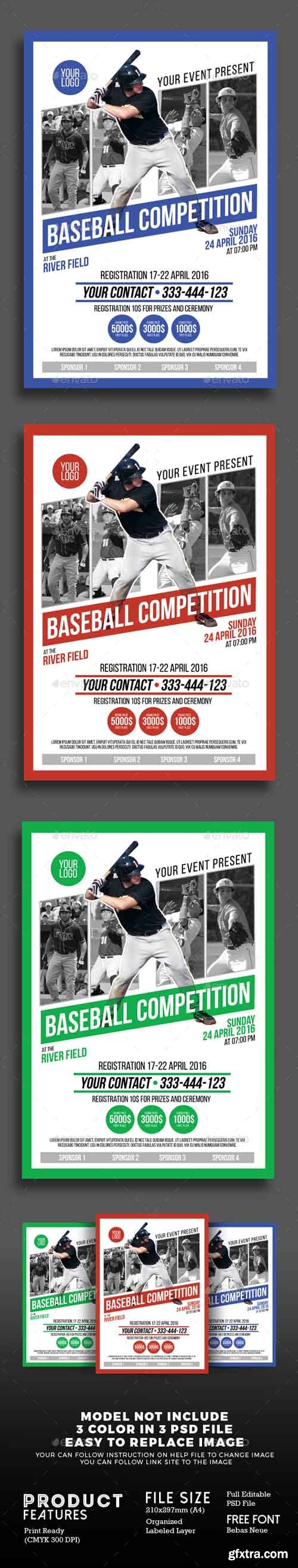 GR - Baseball Competition Poster Flyer 15737234 GR - Baseball Competition Poster Flyer 15737234