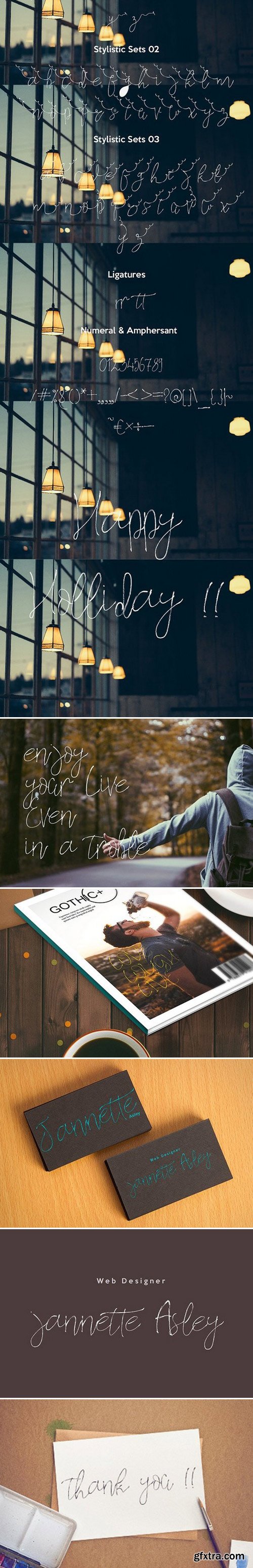 CM - Hollidays Calligraphy Brush Font 1120134