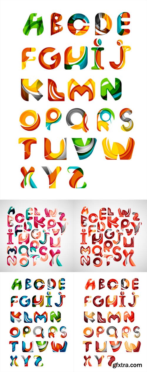 Logo Alphabet Vector Set
