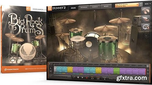 Toontrack EZX2 Big Rock Drums v1.0.1 WIN OSX Incl Keygen-R2R