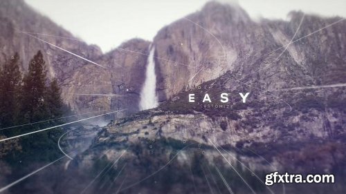 Videohive Lines Parallax Slideshow 19209185