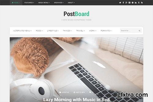 Theme-Junkie - PostBoard v1.0.0 - WordPress Theme