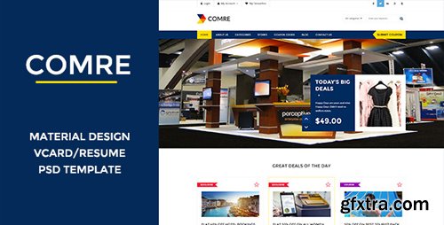 ThemeForest - Comre - Coupon & Offers PSD Template 10771869