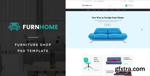 ThemeForest - FurnHome : Furniture Shop eCommerce PSD Template 16064914