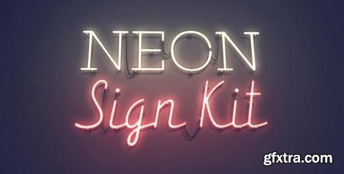 Videohive Neon Sign Kit 11928076 (With 15 October 16)