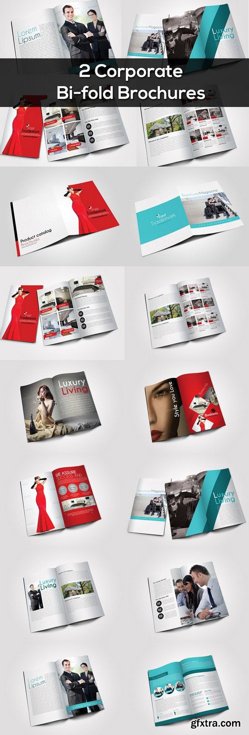 CM - 2 Corporate Bi Fold Brochure Bundle 768844 CM - 2 Corporate Bi Fold Brochure Bundle 768844