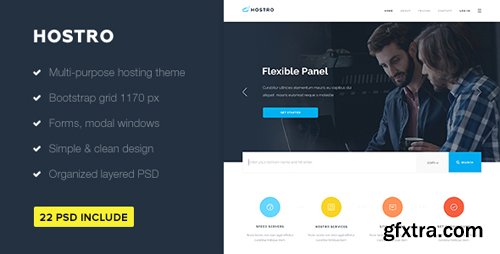 ThemeForest - Hostro — Hosting PSD Theme 11469121 ThemeForest - Hostro — Hosting PSD Theme 11469121