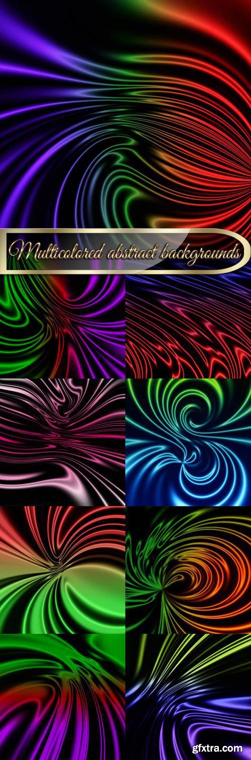 Multicolored abstract backgrounds
