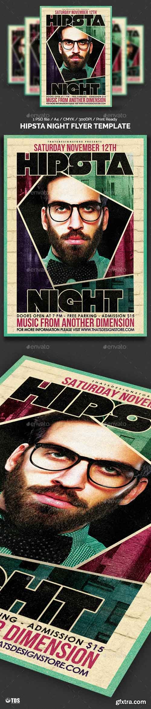 GR - Hipsta Night Flyer Template 10925203 GR - Hipsta Night Flyer Template 10925203