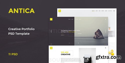 ThemeForest - Antica &mdash; Multipurpose Business Agency/Personal Portfolio PSD Template 15195911