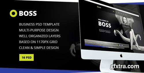 ThemeForest - Boss &mdash; Multi-Purpose Business PSD Template 13355934