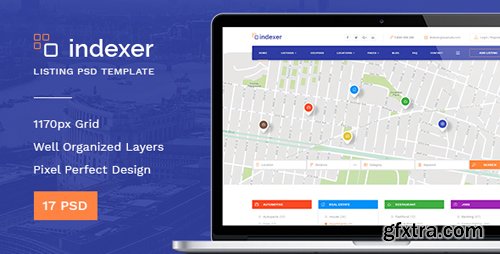 ThemeForest - Indexer &mdash; Universal Directory Listing PSD Template 15846991