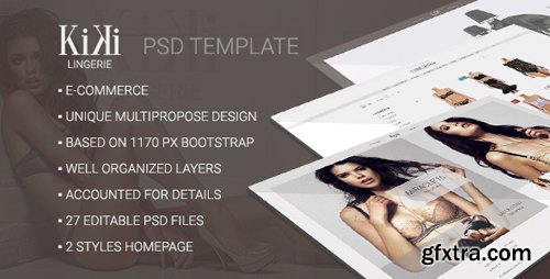 ThemeForest - Kiki — Multipurpose Modern eCommerce PSD Template 14019660