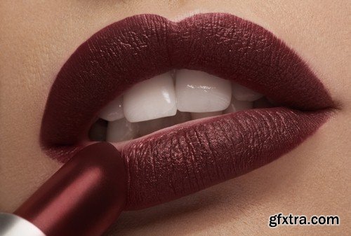 Lips and lipstick 1 - 5 UHQ JPEG