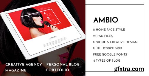 ThemeForest - Ambio — Unique Personal Blog ThemeForest - Ambio — Unique Personal Blog