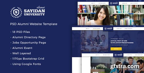 ThemeForest - Sayidan - University Alumni PSD Template 16219528 ThemeForest - Sayidan - University Alumni PSD Template 16219528