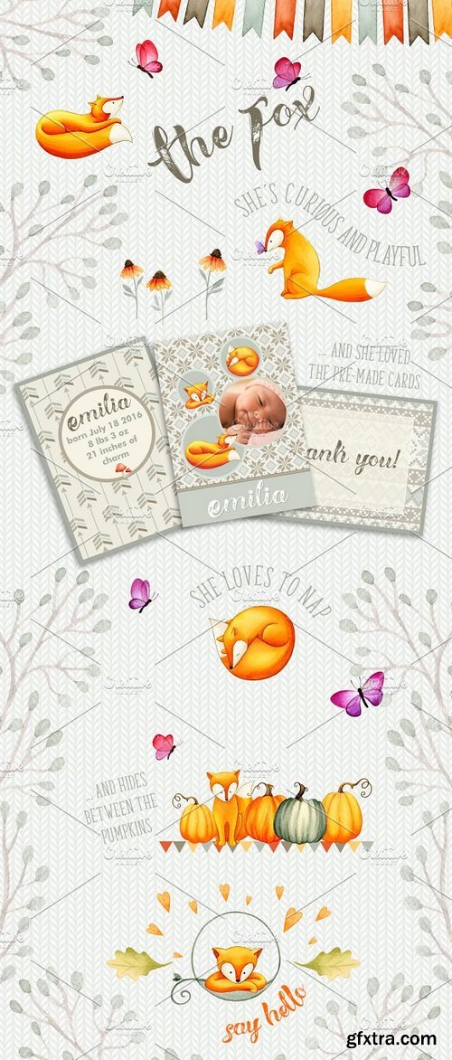 CM - Autumn Charm Watercolor collection 792985