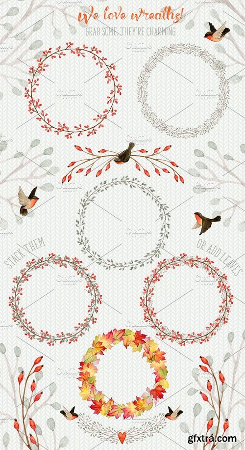 CM - Autumn Charm Watercolor collection 792985