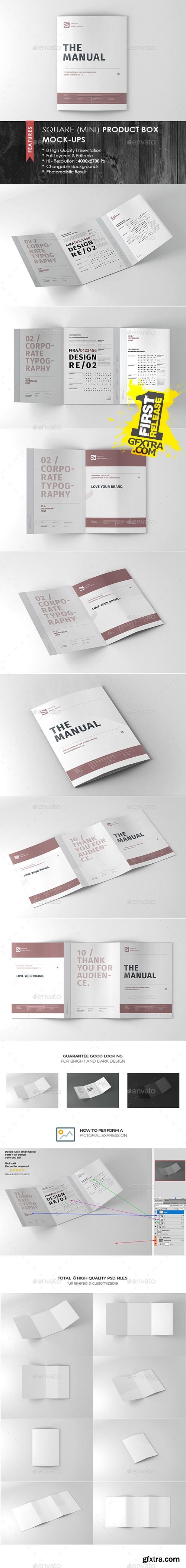 GraphicRiver - Tri-Fold A5 Brochure Mock-up 19122499