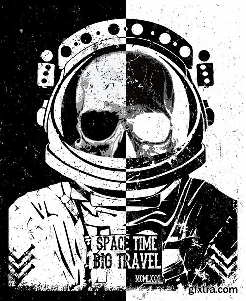 Collection image to print T-shirts with the slogan for the things T-shirt 7-25 EPS